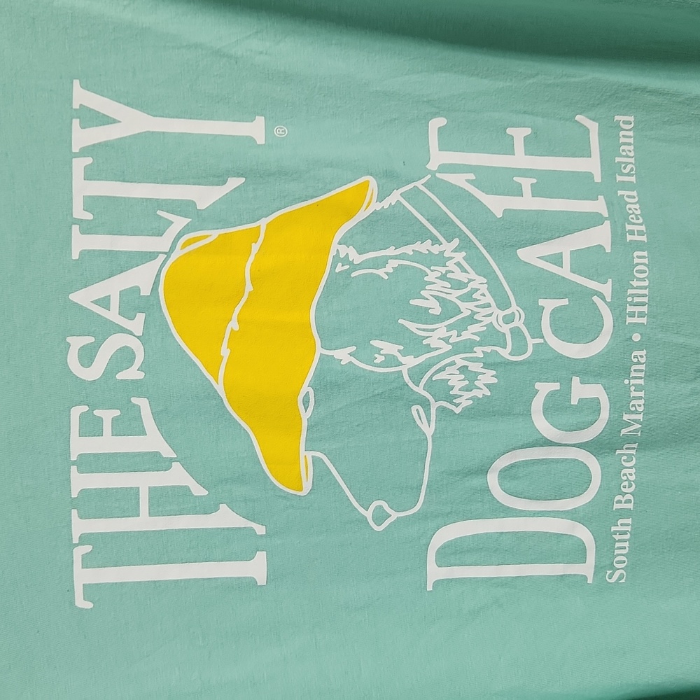 The Salty Dog Cafe Mint Green Long Sleeve Graphic Tee - Picture 5 of 7